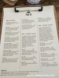 Pho91 menu